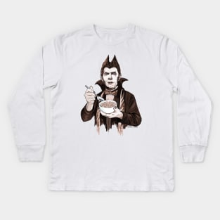 Bela Lugosi as Count Chocula Kids Long Sleeve T-Shirt